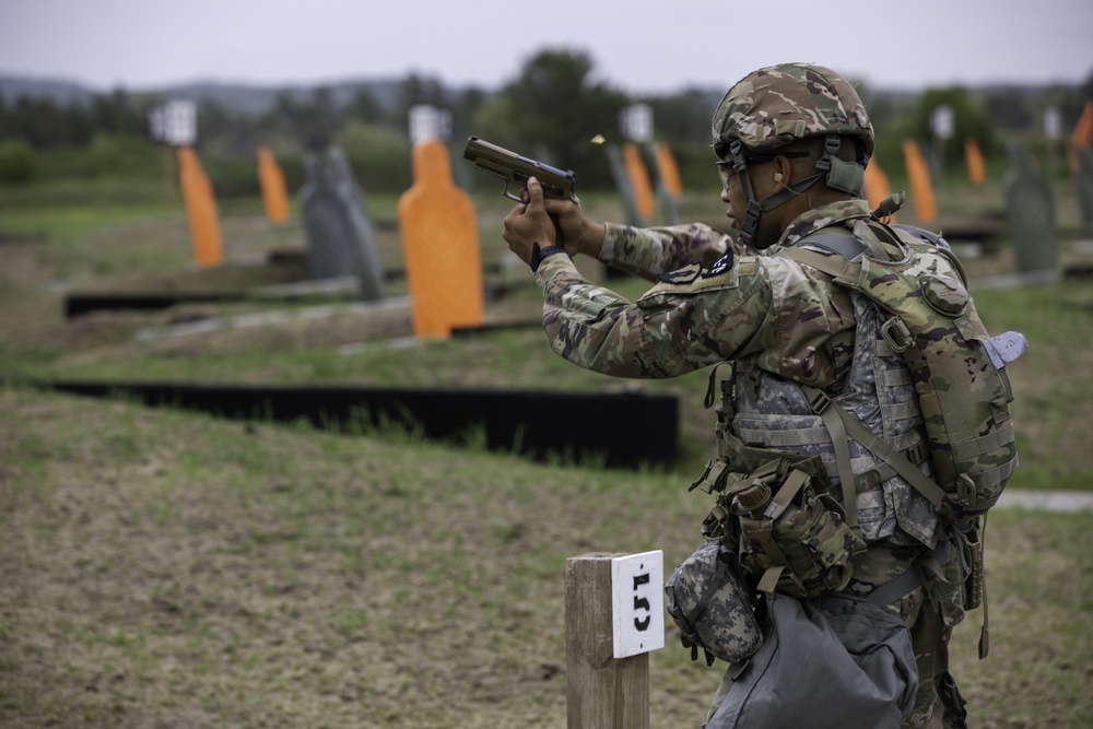 2021 U.S. Army Reserve Best Warrior Competition - M17 Pistol Qualification