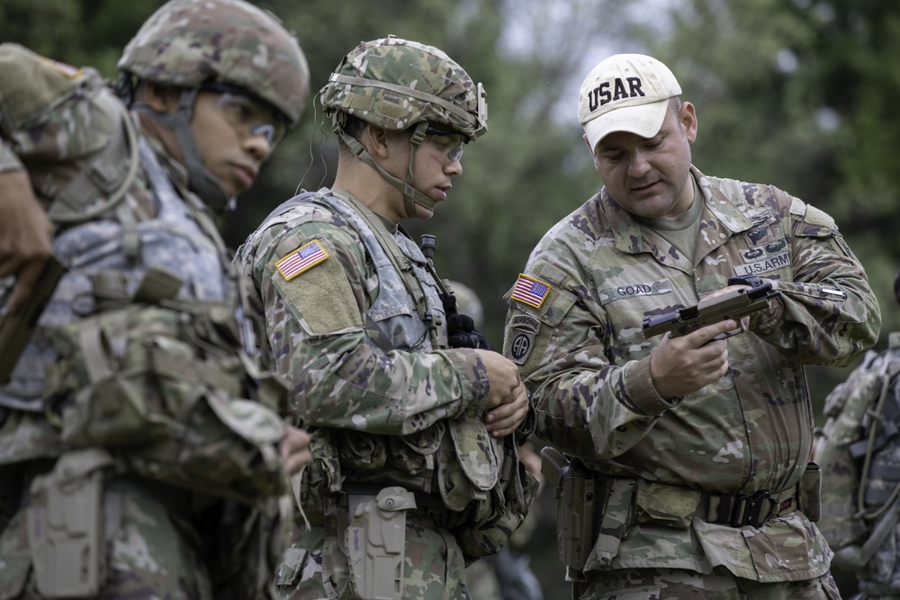 2021 U.S. Army Reserve Best Warrior Competition - M17 Pistol Qualification