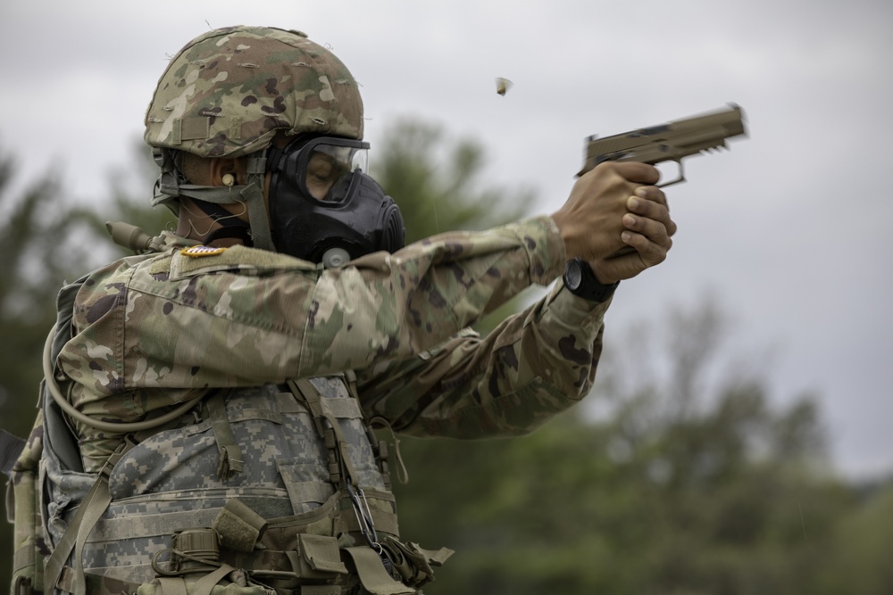 2021 U.S. Army Reserve Best Warrior Competition - M17 Pistol Qualification