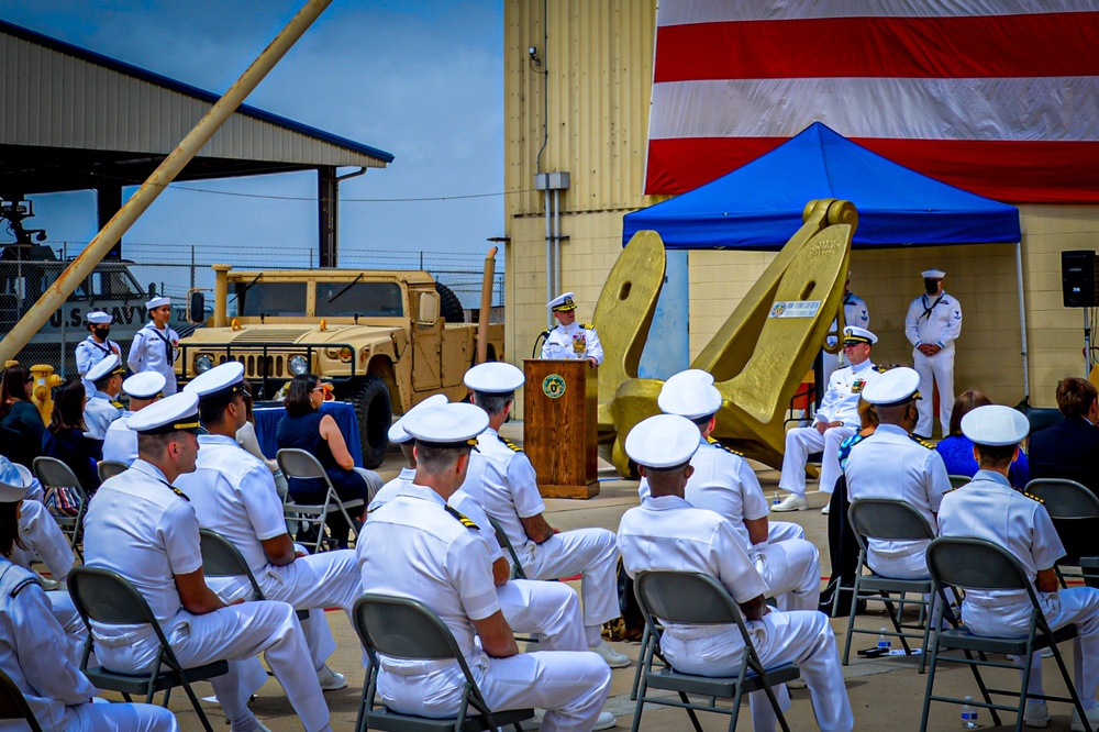Maritime Expeditionary Security Group ONE holds Change of Command