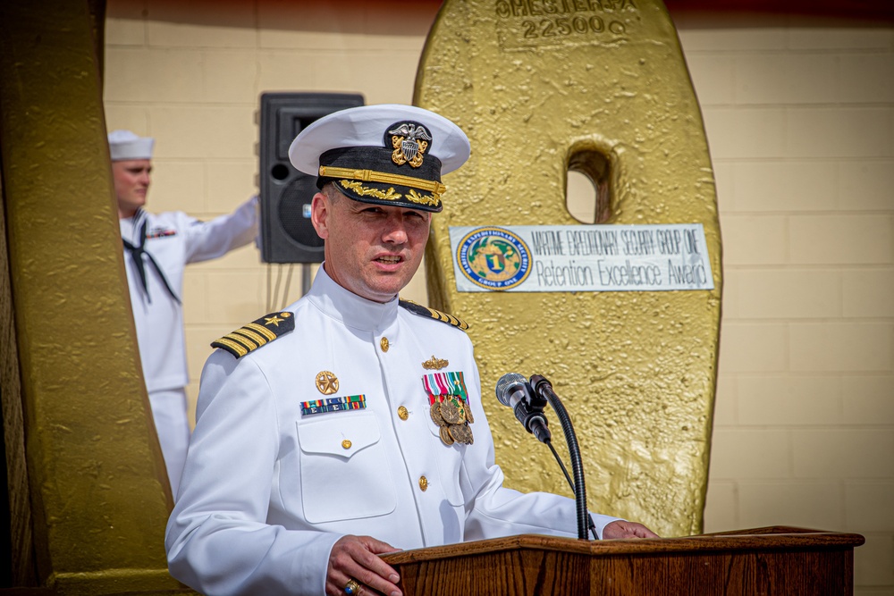 Maritime Expeditionary Security Group ONE holds Change of Command