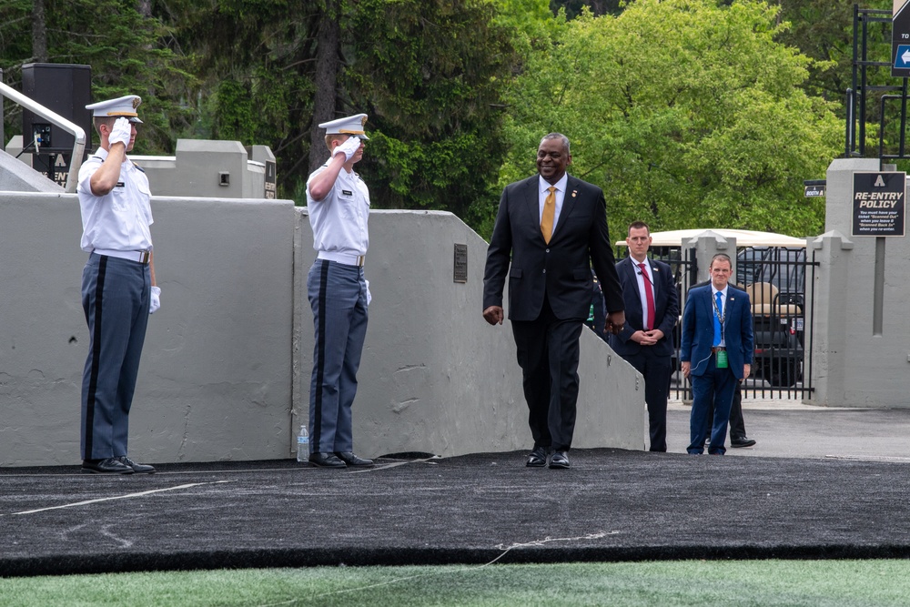 Secretary of Defense Lloyd J. Austin III attends U.S. Military Academy at West Point graduation