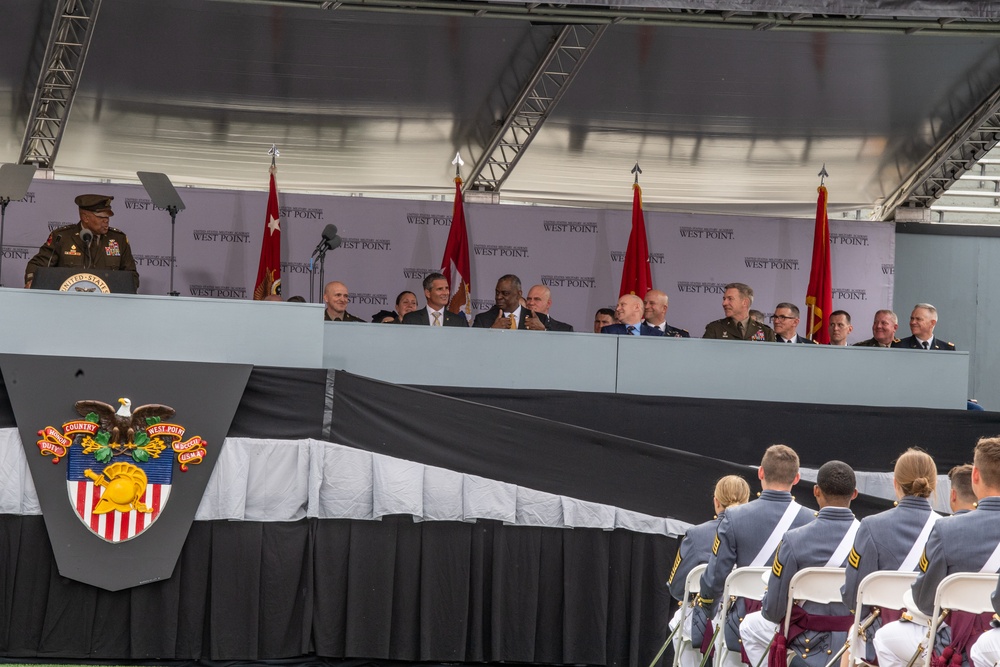 Secretary of Defense Lloyd J. Austin III attends U.S. Military Academy at West Point graduation