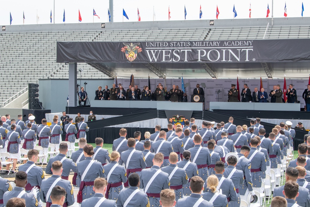 Secretary of Defense Lloyd J. Austin III attends U.S. Military Academy at West Point graduation