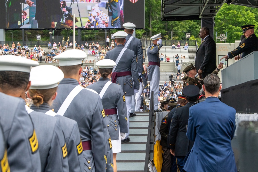 Secretary of Defense Lloyd J. Austin III attends U.S. Military Academy at West Point graduation