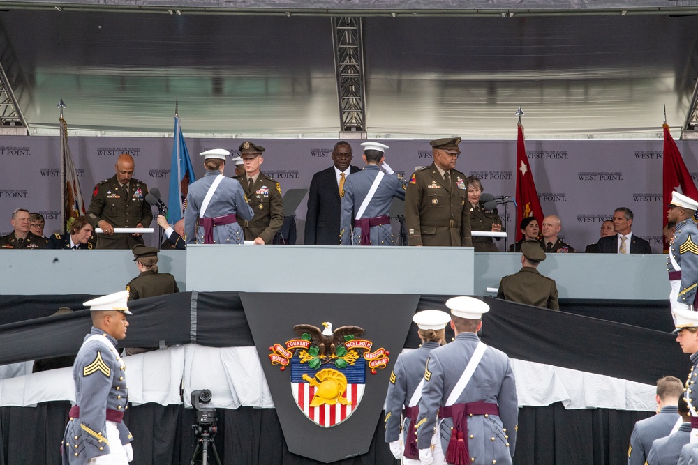 Secretary of Defense Lloyd J. Austin III attends U.S. Military Academy at West Point graduation