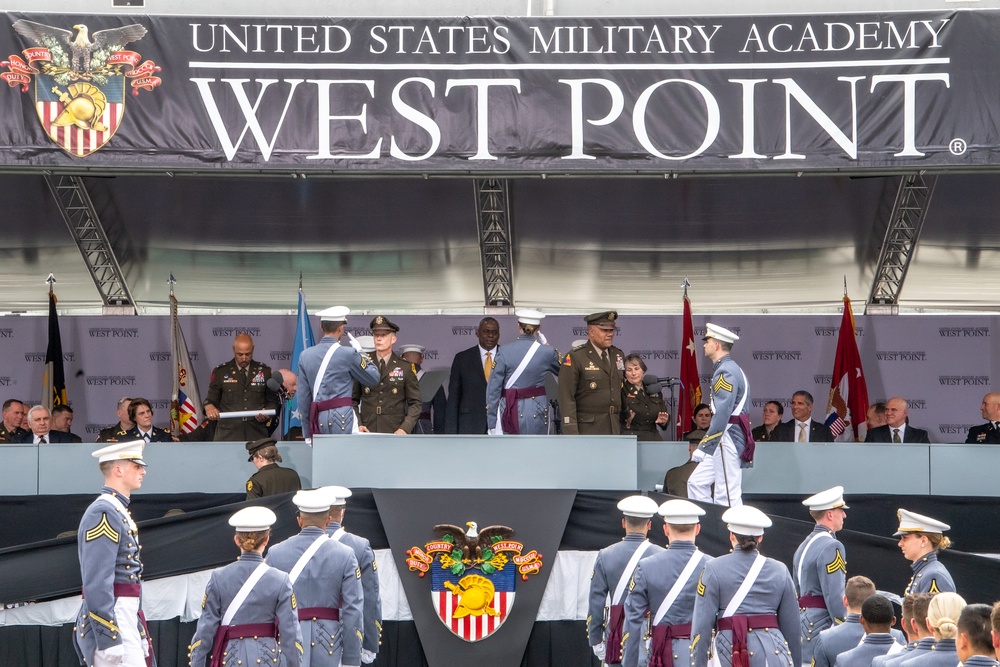 Secretary of Defense Lloyd J. Austin III attends U.S. Military Academy at West Point graduation