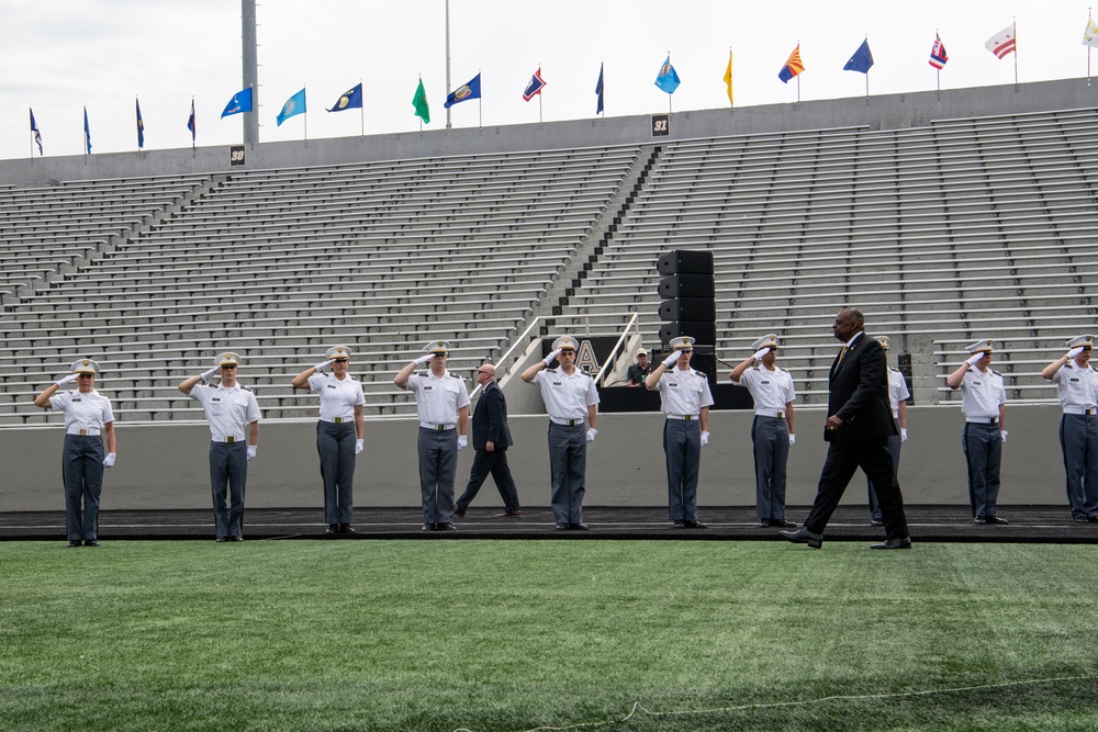 Secretary of Defense Lloyd J. Austin III attends U.S. Military Academy at West Point graduation