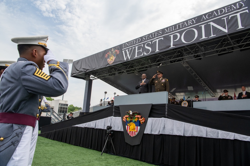 Secretary of Defense Lloyd J. Austin III attends U.S. Military Academy at West Point graduation