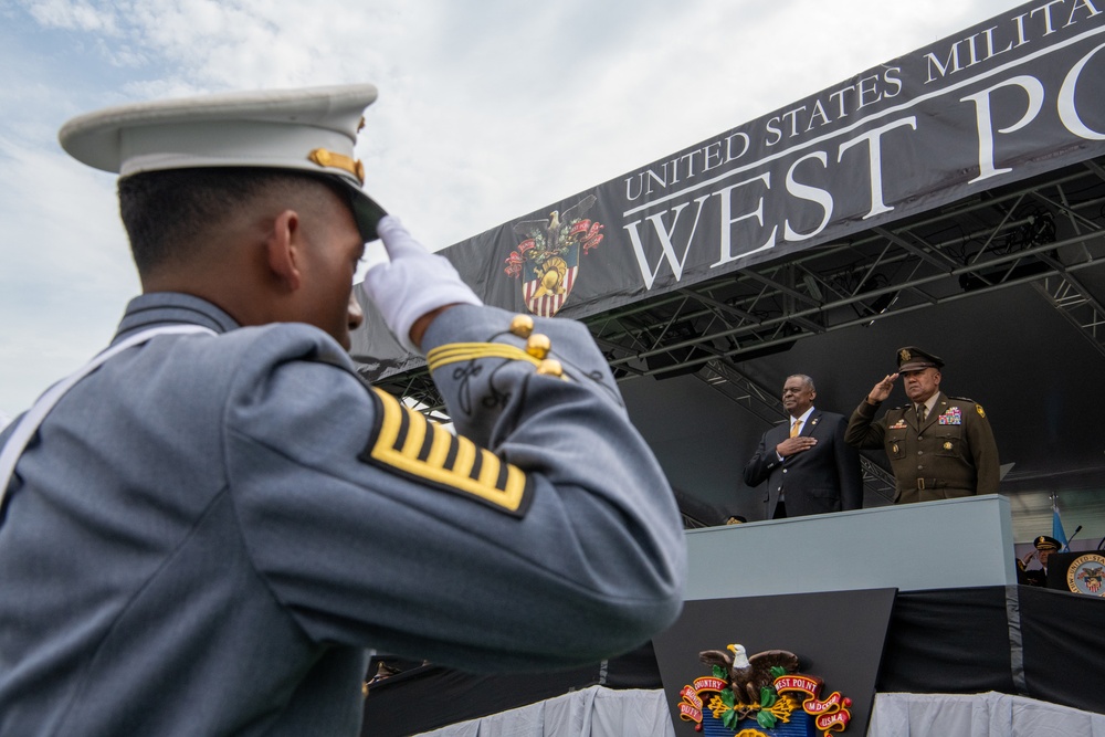 Secretary of Defense Lloyd J. Austin III attends U.S. Military Academy at West Point graduation