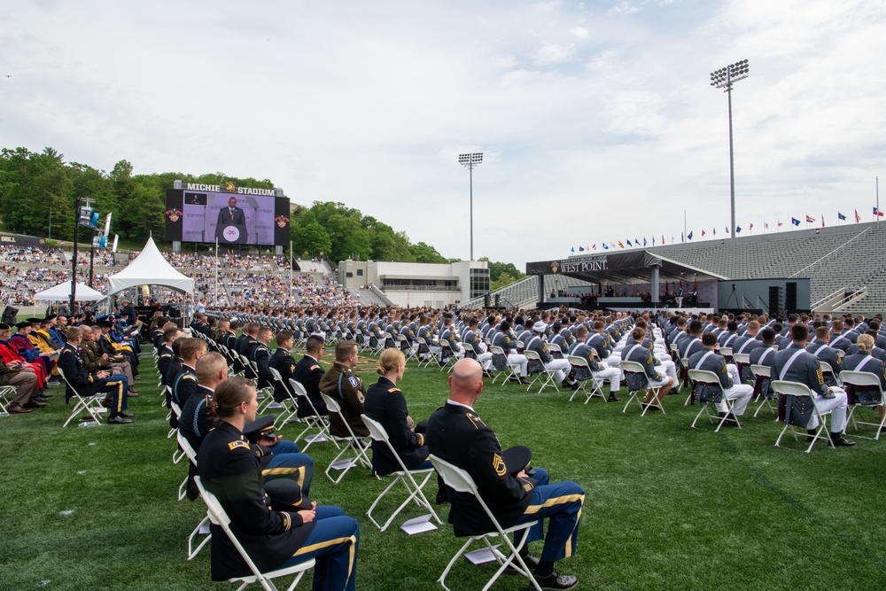 Secretary of Defense Lloyd J. Austin III attends U.S. Military Academy at West Point graduation