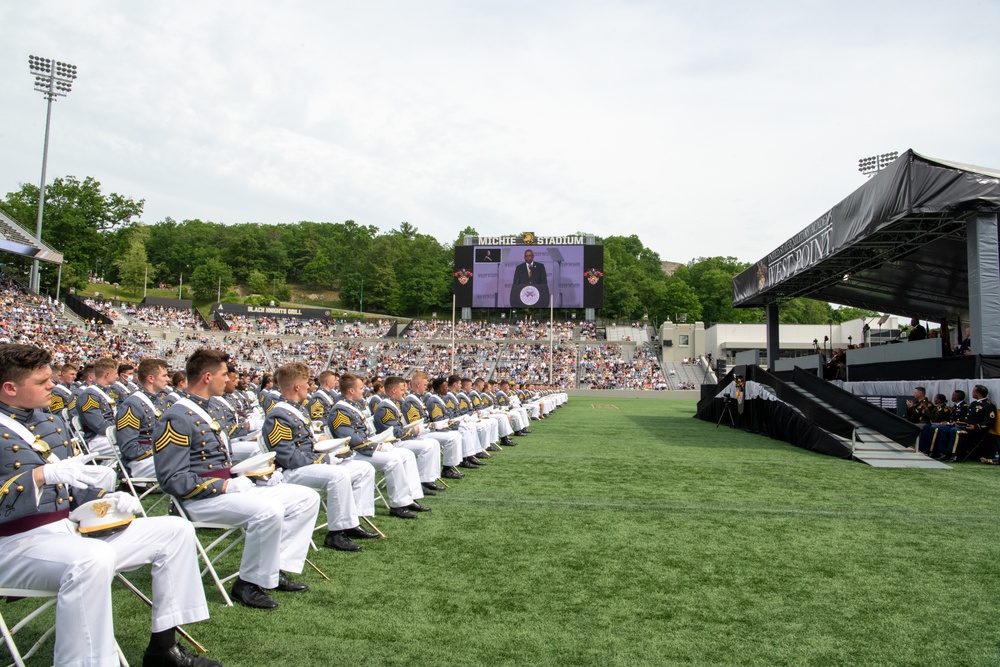 Secretary of Defense Lloyd J. Austin III attends U.S. Military Academy at West Point graduation