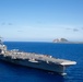 USS Ronald Reagan (CVN 76) Steams Off the Coast of Iwo To