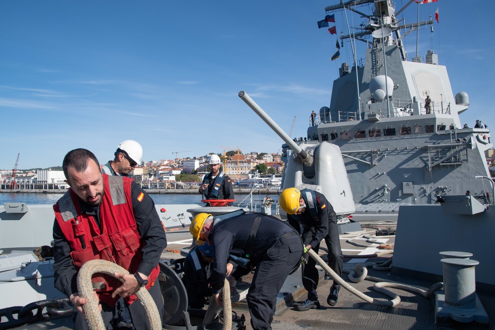 Steadfast Defender 2021's Maritime Live Exercise is taking place in the vicinity of Lisbon, Portugal