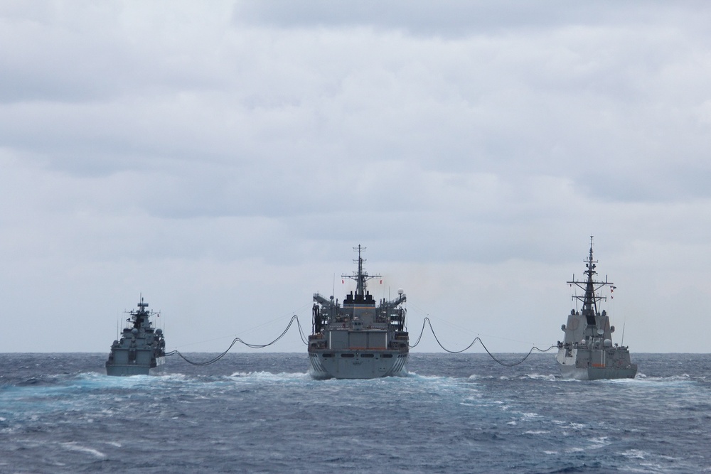 Steadfast Defender 2021's Maritime Live Exercise taking place in the vicinity of Lisbon, Portugal