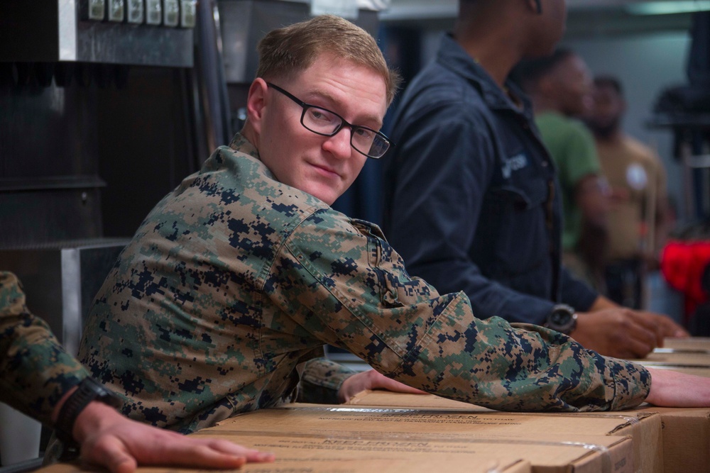 Marines and Navy Conduct RAS