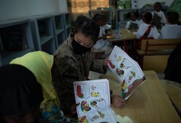 Soldiers promote education, build relations in Djibouti