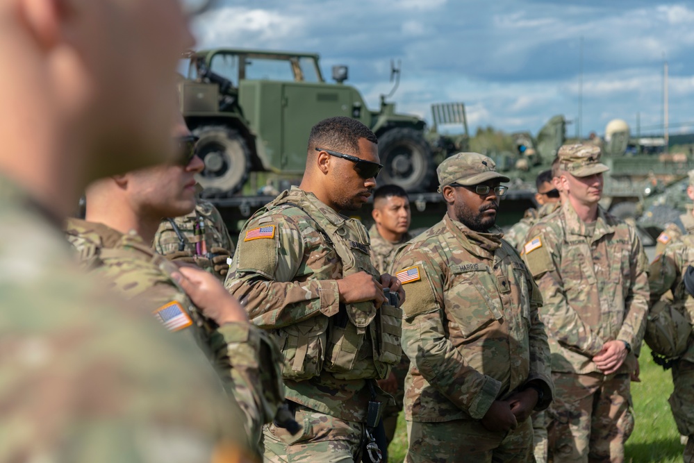 2d Cavalry Regiment tactical road march