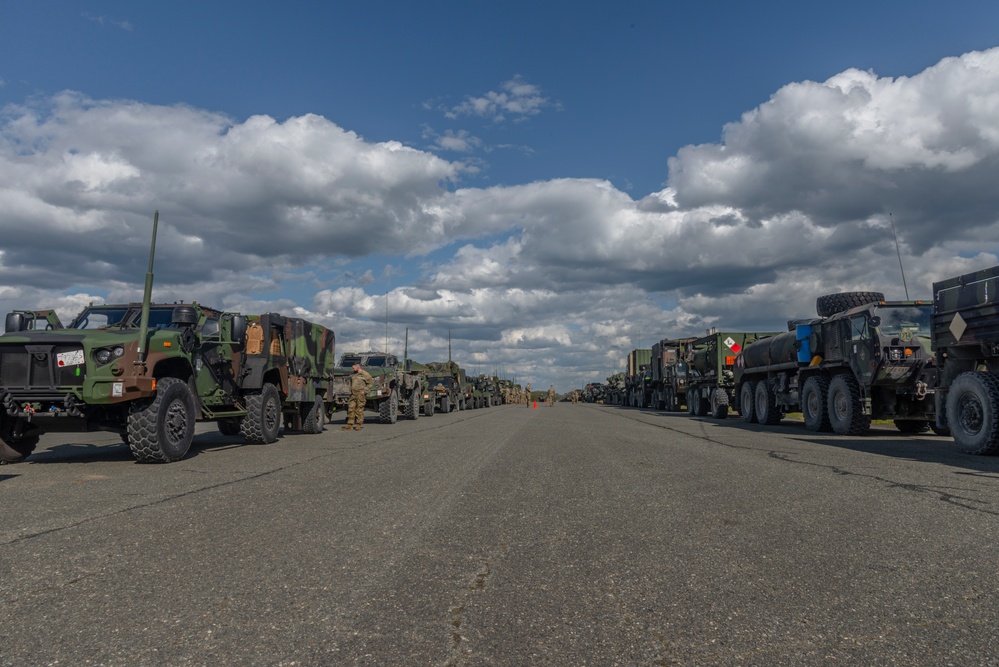 2d Cavalry Regiment tactical road march