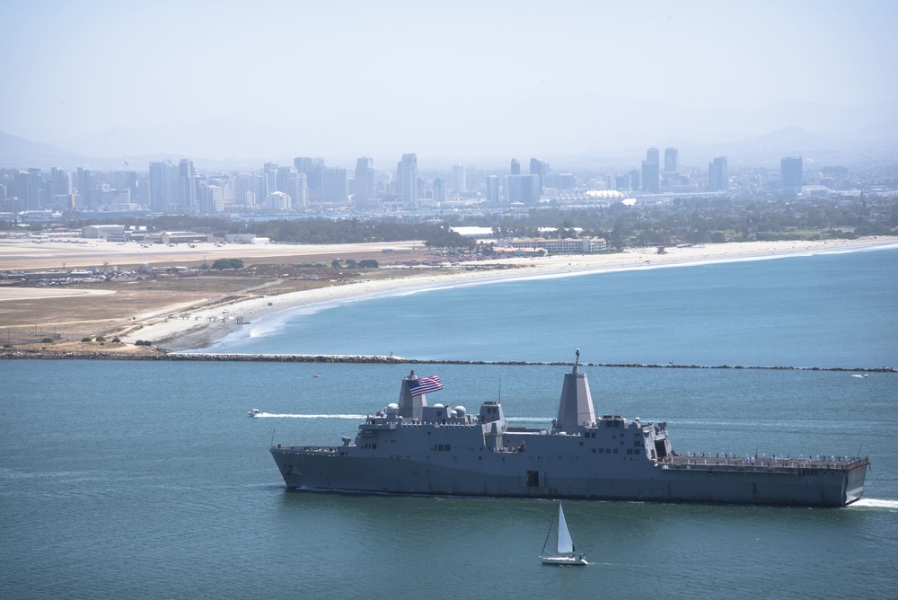 USS San Diego (LPD 22) Returns
