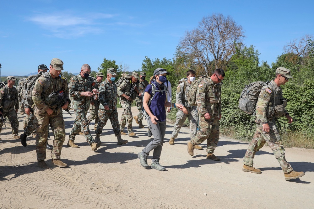 U.S. Army and Army of the Republic of North Macedonia Soldiers Earn Their Spurs