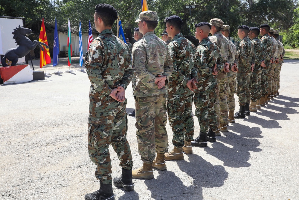 U.S. Army and Army of the Republic of North Macedonia Soldiers Earn Their Spurs