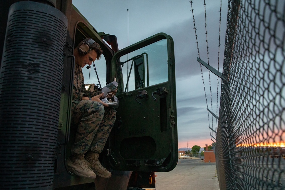 Marines Convoy Across the United States