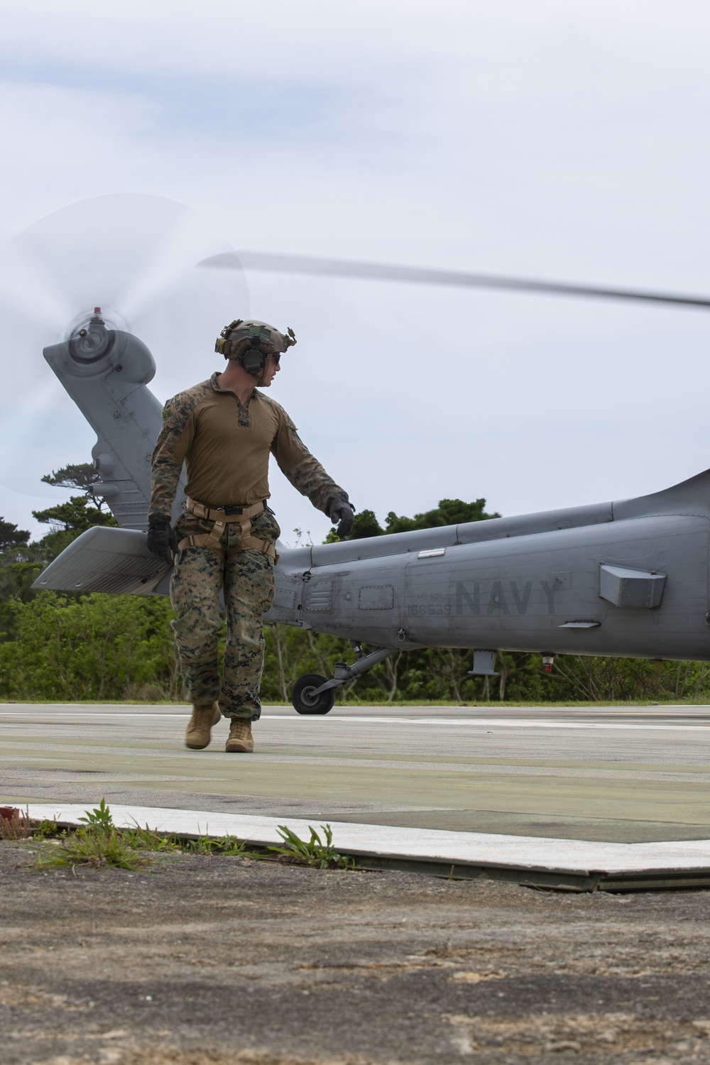 Reconnaissance Marines Conduct SPIE Rigging