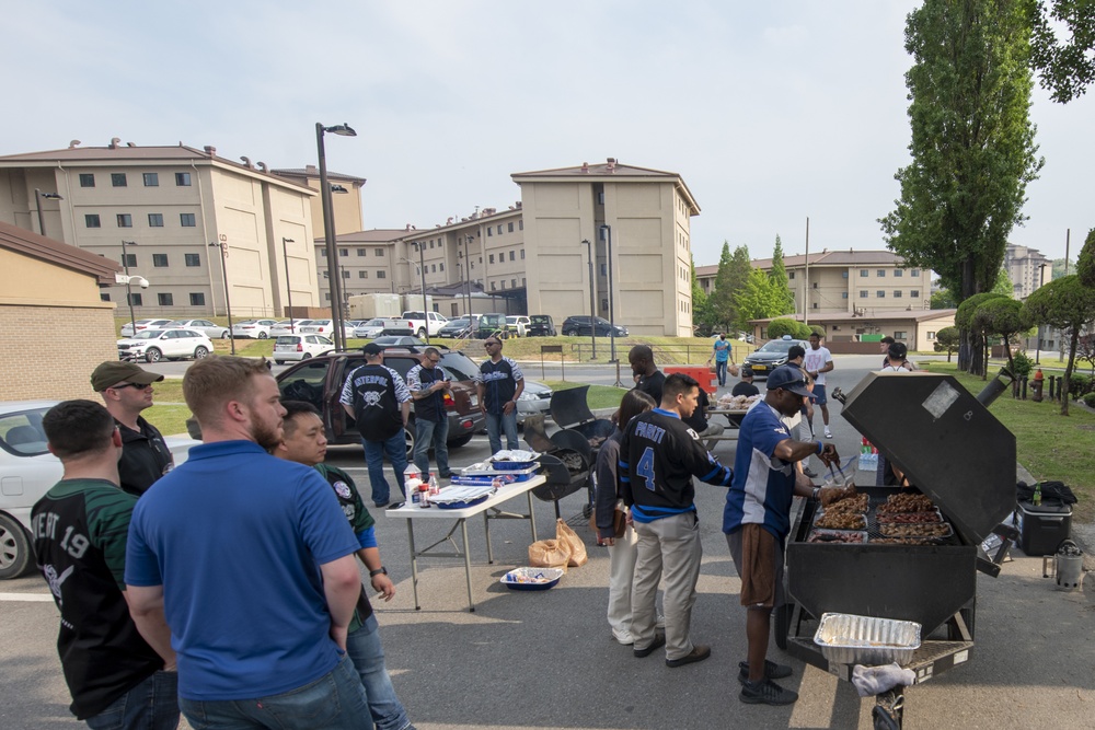 51st SFS heats up morale at police week cookout