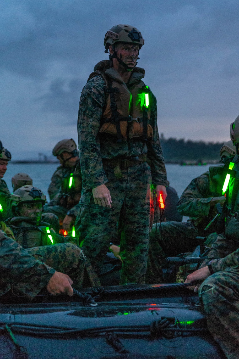 Boat Company Conducts Amphibious Night Raid Rehearsals
