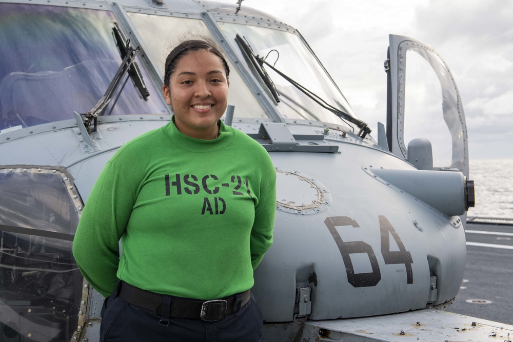Sailor in the Spotlight- Aviation Machinist's Mate Elisa Morales