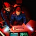 Two radar operators develop their skills by tracking aircraft targets on board ITS Andrea Doria (D553)