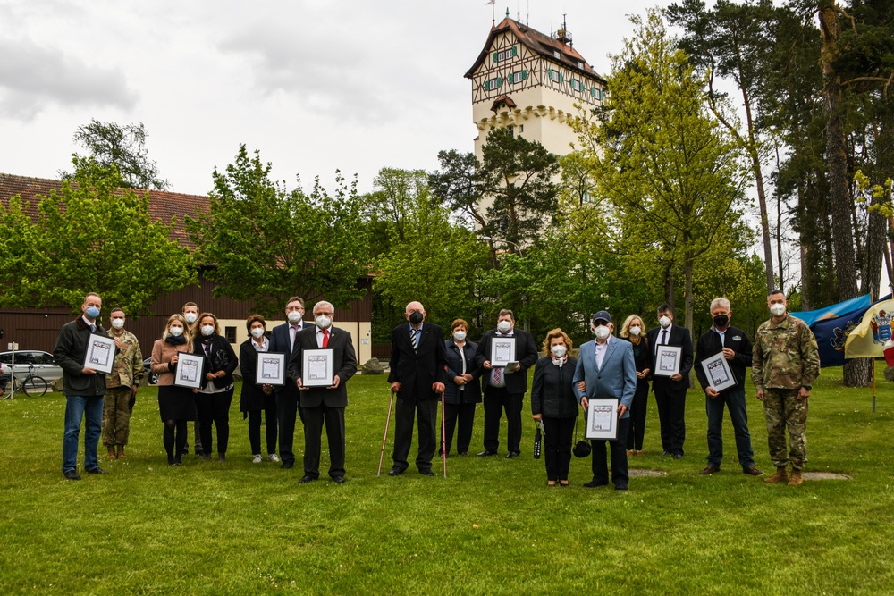 7th ATC honors Ten Bavarians with the Good Neighbor award