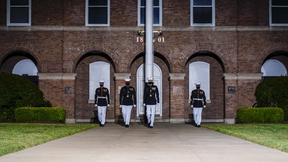 Marine Barracks Washington hosts British Ambassador for Friday Evening Parade