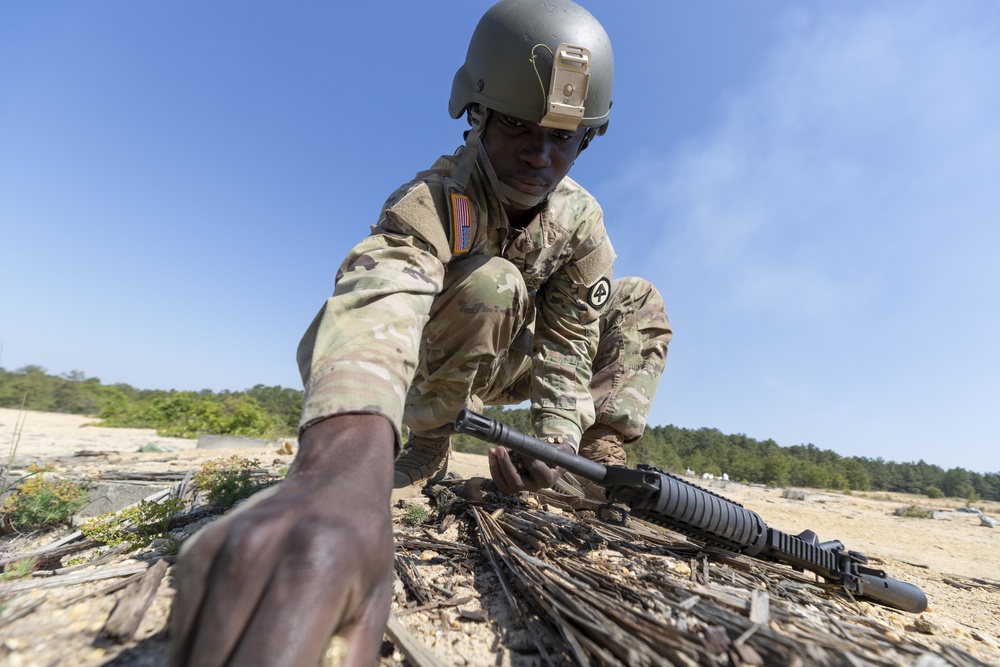 Live fire training during Infantry Advanced Leaders Course