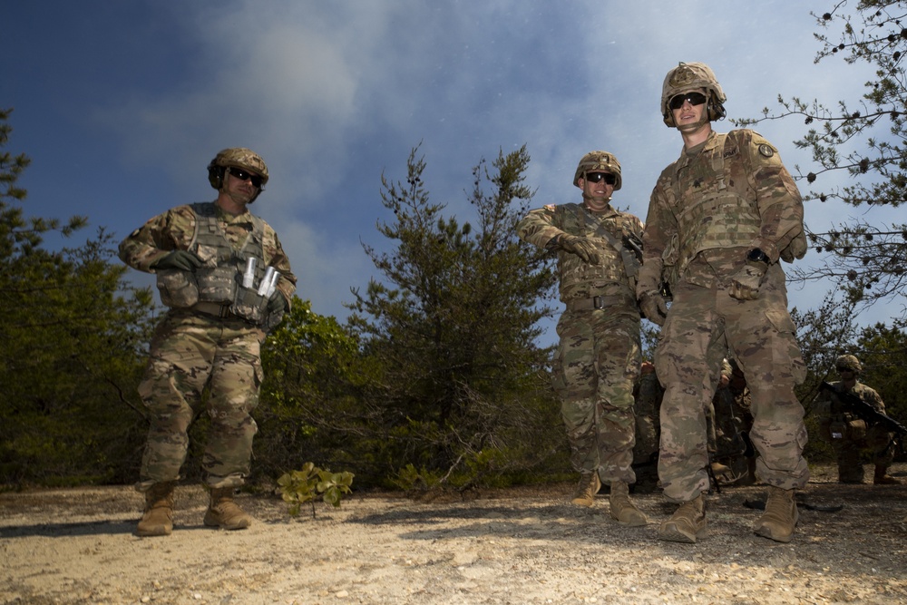 Live fire training during Infantry Advanced Leaders Course