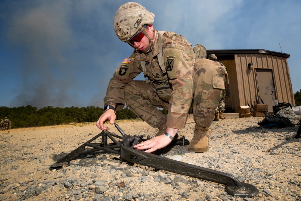 Live fire training during Infantry Advanced Leaders Course