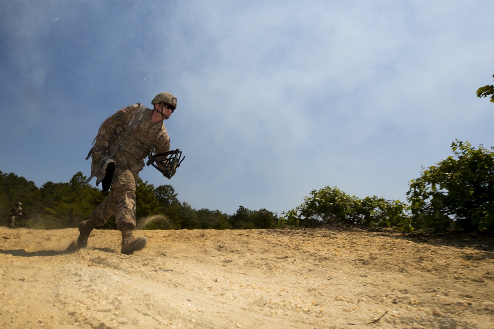 Live fire training during Infantry Advanced Leaders Course