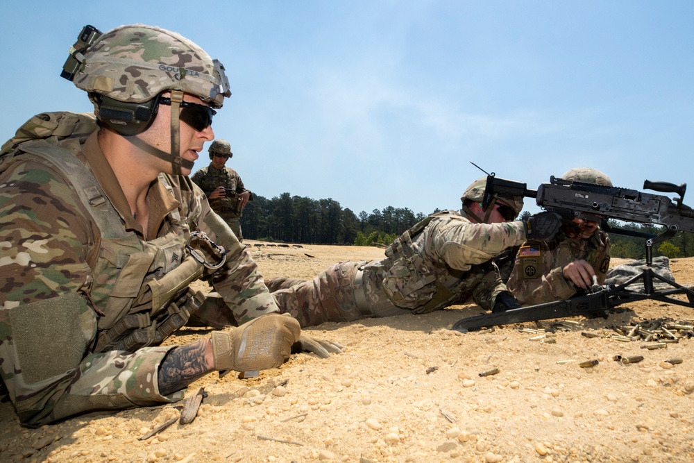 Live fire training during Infantry Advanced Leaders Course