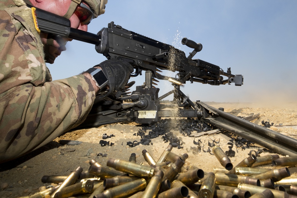 Live fire training during Infantry Advanced Leaders Course