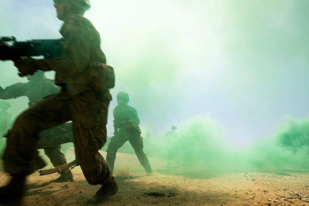 Live fire training during Infantry Advanced Leaders Course