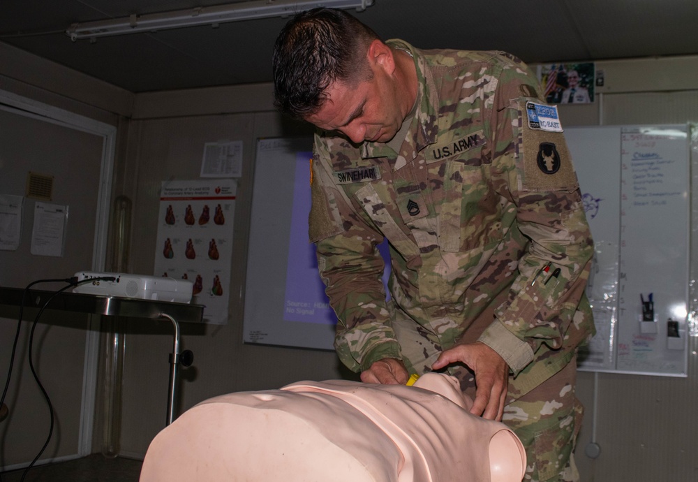 KFOR medics conduct airway management training