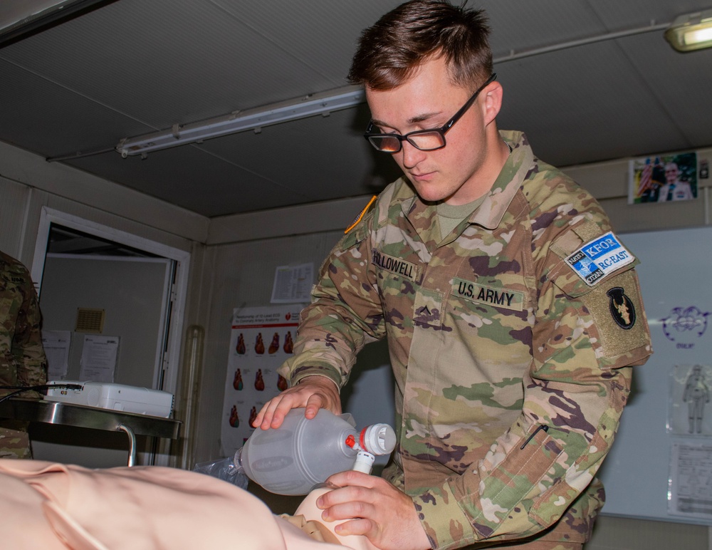 KFOR medics conduct airway management training