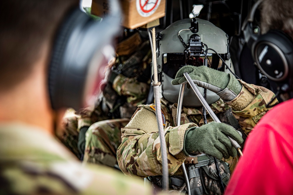 The U.S. Army Aeromedical Research Laboratory conducts speed bag system testing.