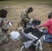 The U.S. Army Aeromedical Research Laboratory conducts speed bag system testing.