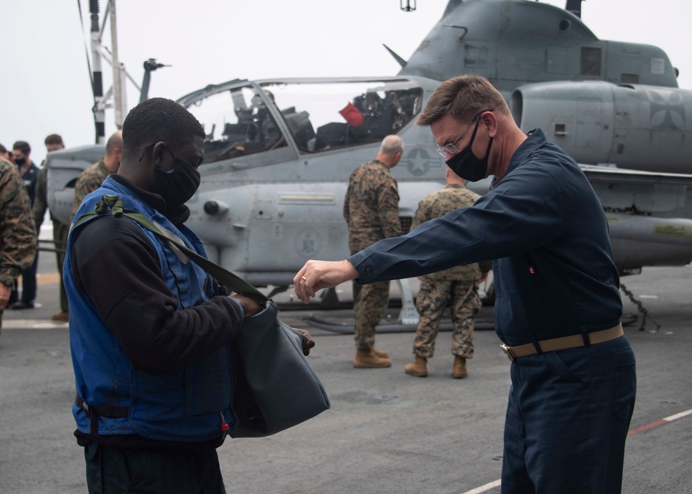 USS ESSEX Underway Operations