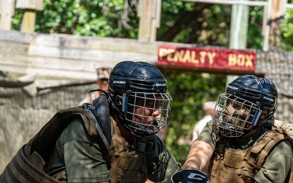 Alpha Company Pugil Sticks and Boxing