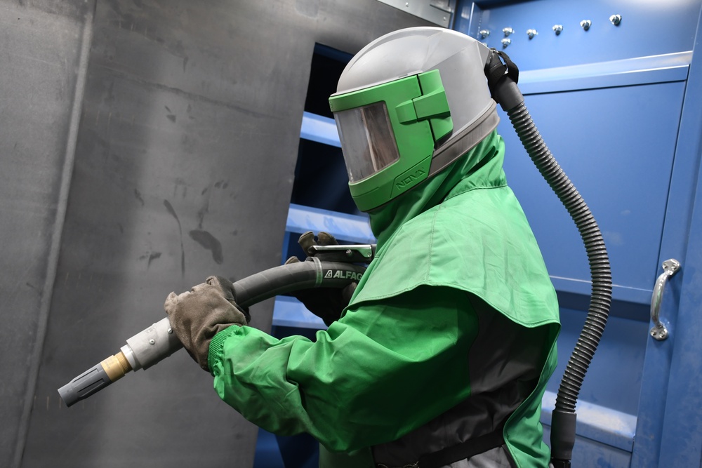 Mission Critical: Norfolk Naval Shipyard’s New Critical Coat Blast Booth
