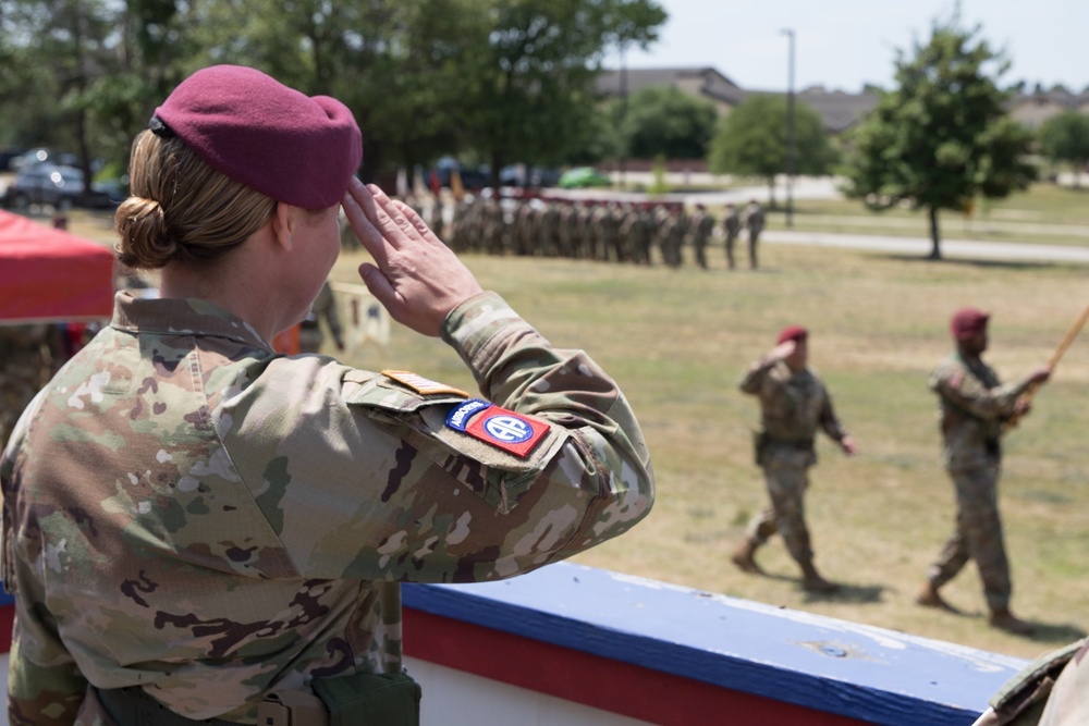 82nd Airborne Division Sustainment Brigade Change of Command Ceremony