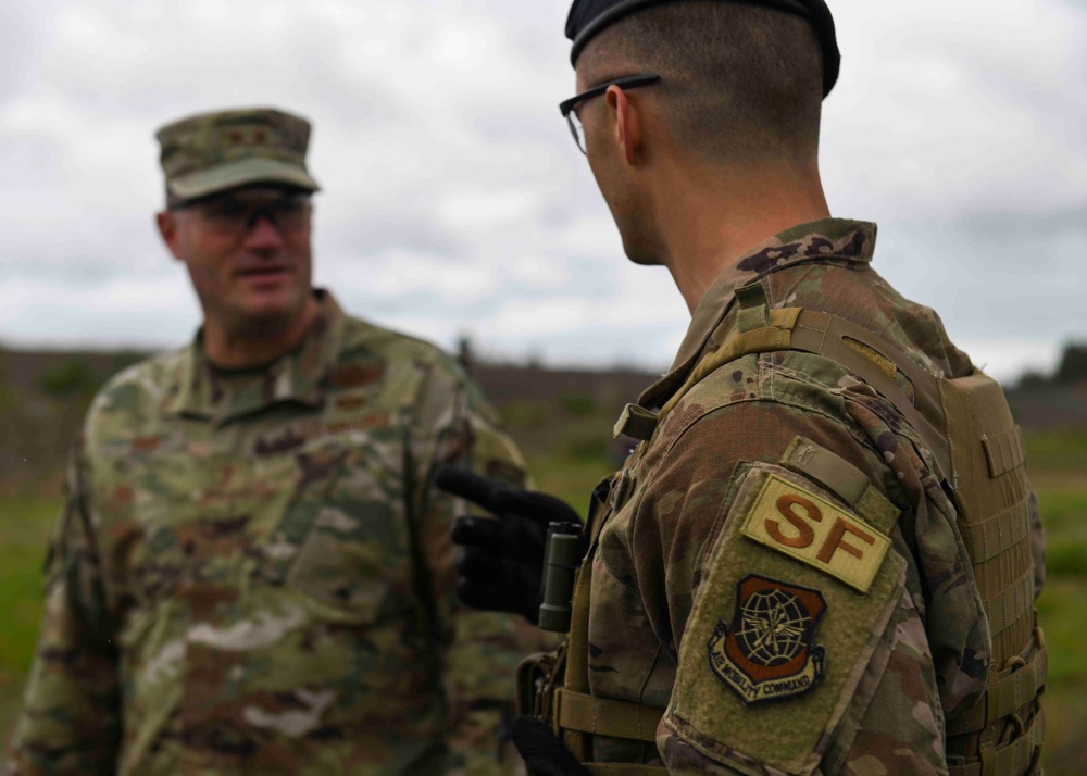 18th Air Force Command Team visits Team Fairchild